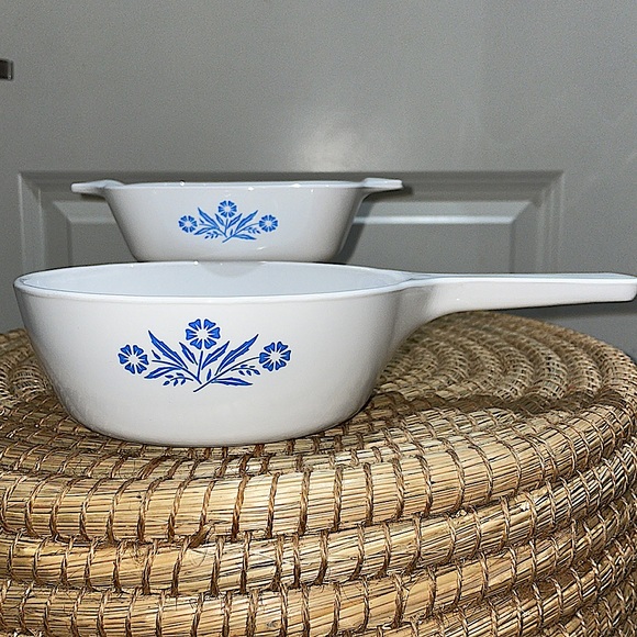Vintage Corningware Blue Cornflower Bundle - Picture 2 of 11